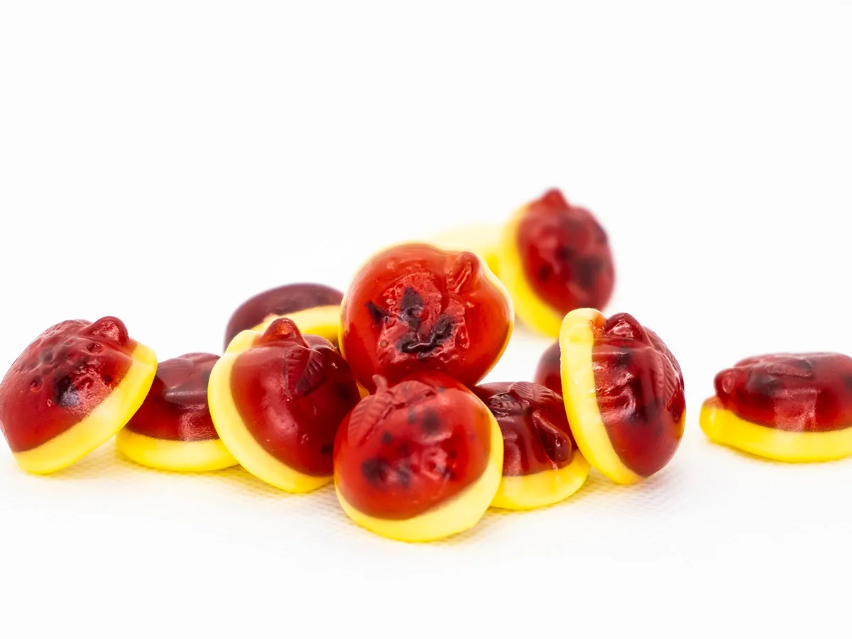Fruit Snäcks Kirsche Banane